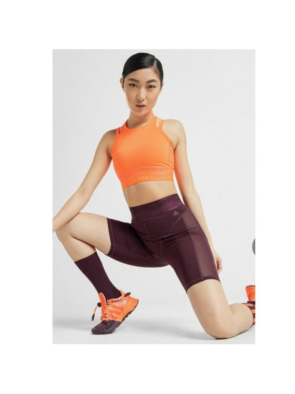 IVY PARK x adidas Burgundy/Maroon Bike Cycling Short